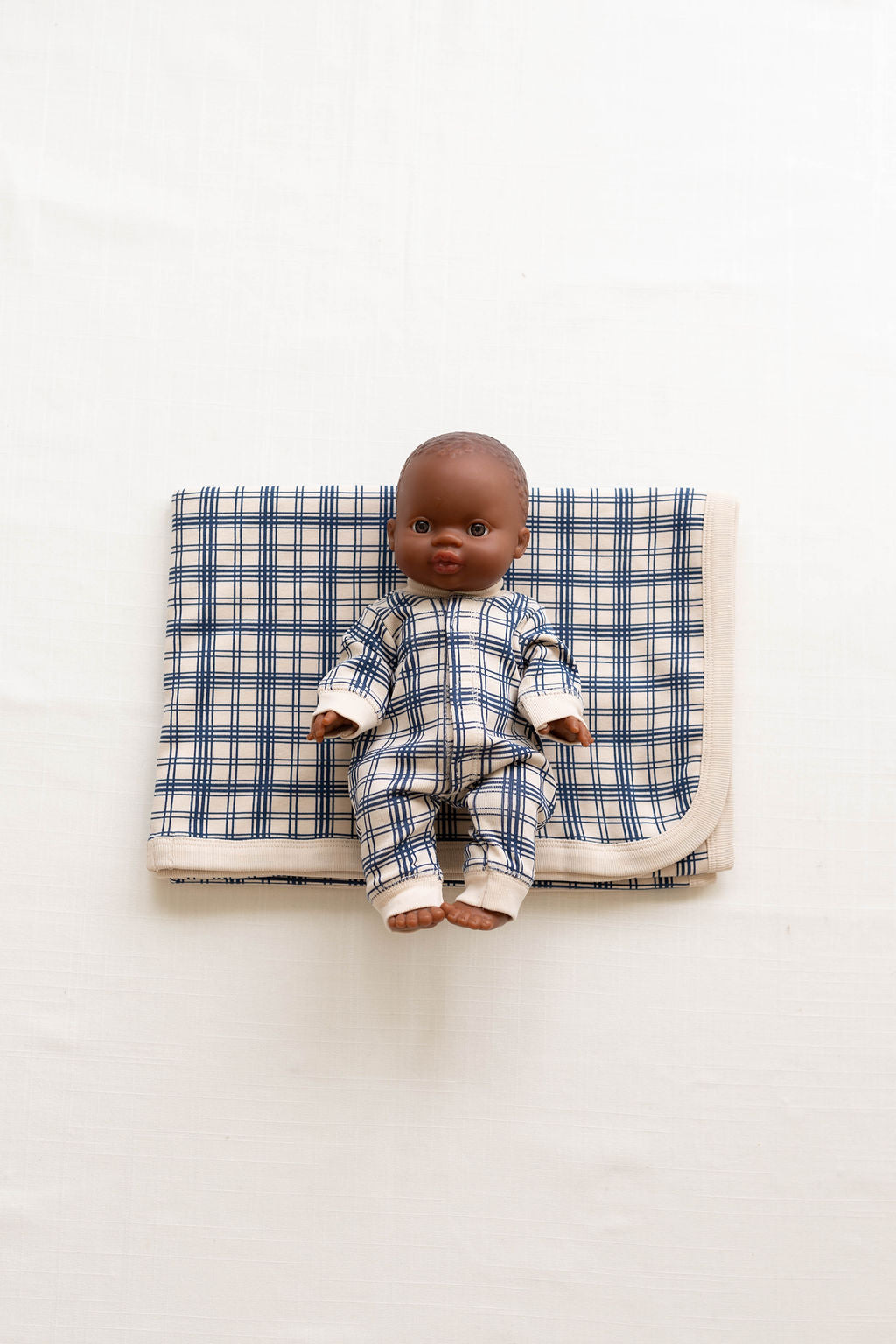 receiving blanket | french plaid
