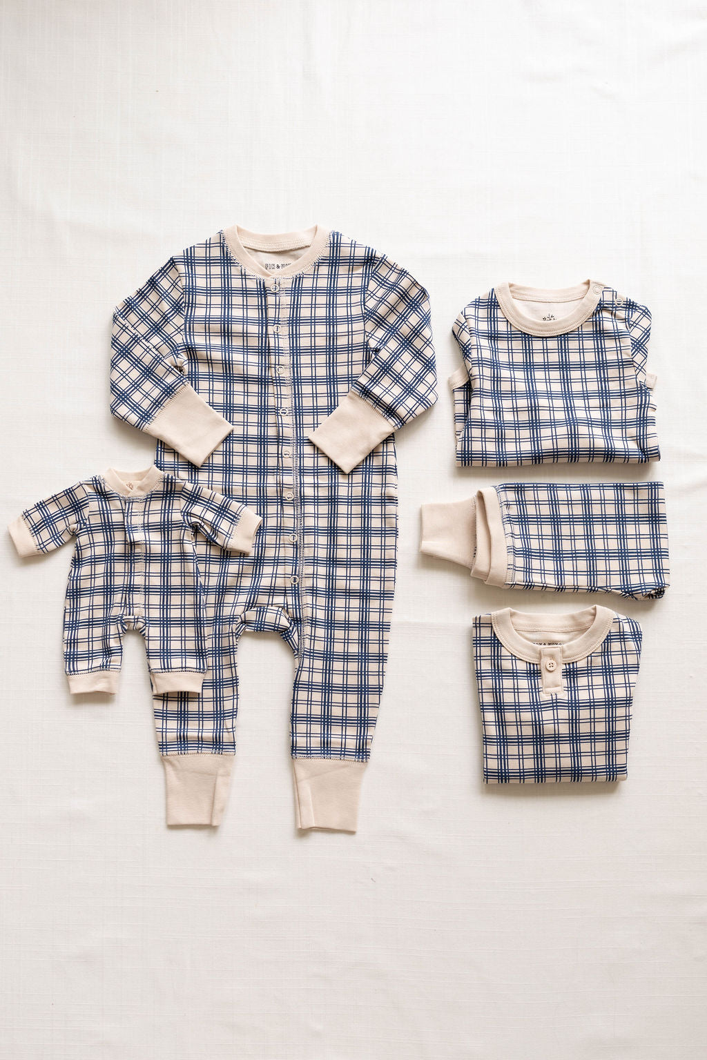 rib home pant | french plaid