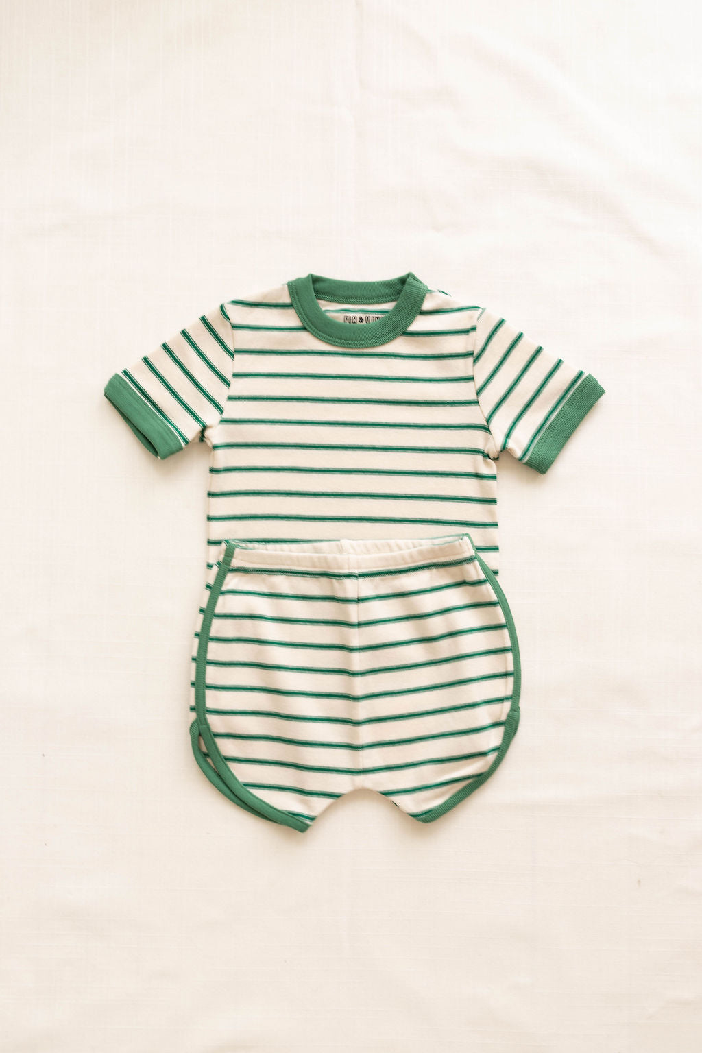 vintage tee - ticking stripe