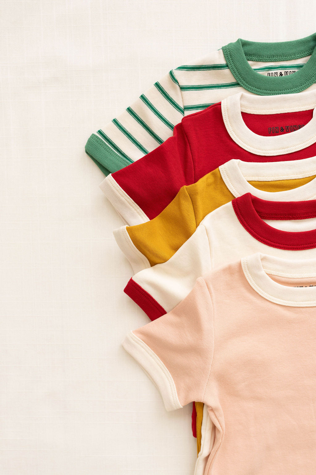 vintage tee - ticking stripe