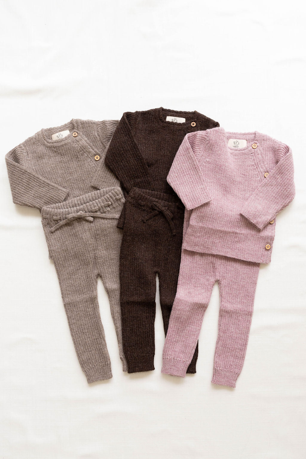 baby alpaca pants - chestnut