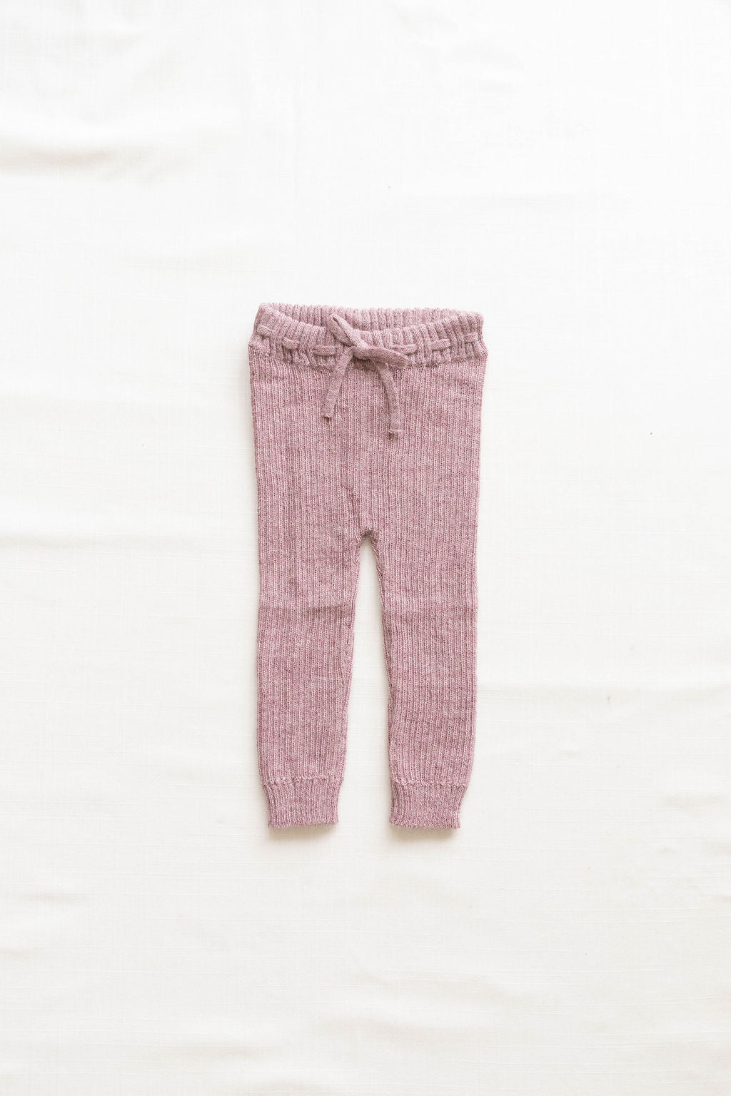 baby alpaca pants - rose