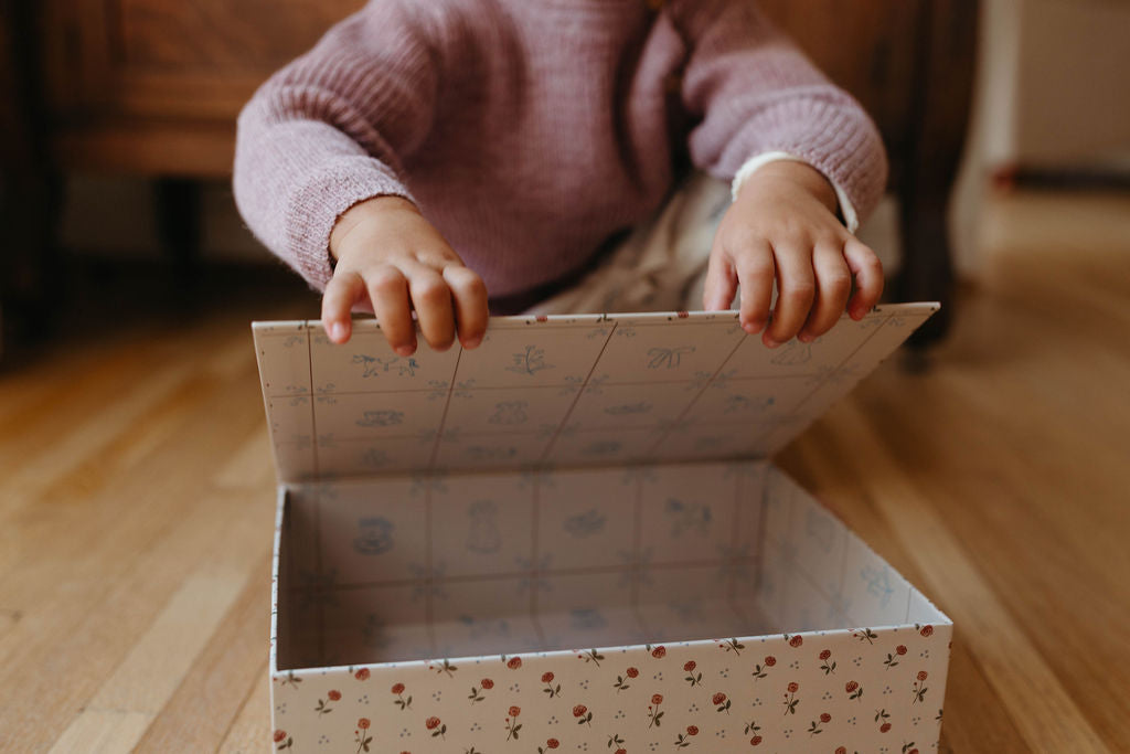 special occasion box & french plaid banner