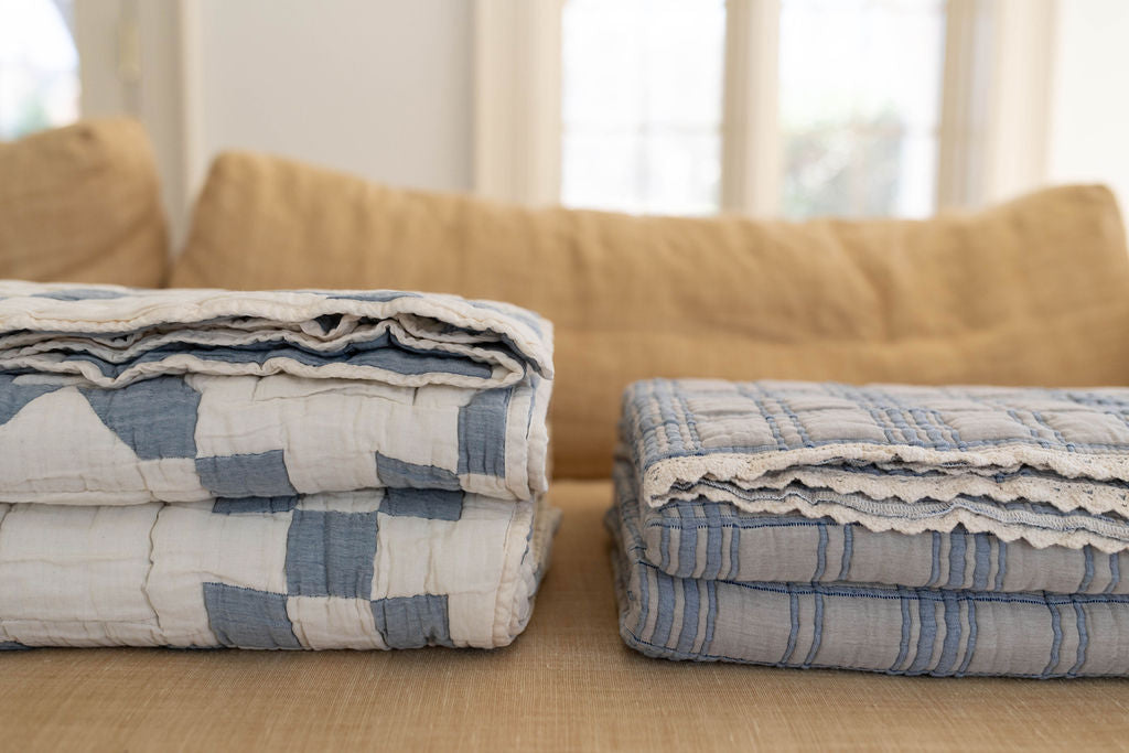 cottage quilt twin - bluebelle