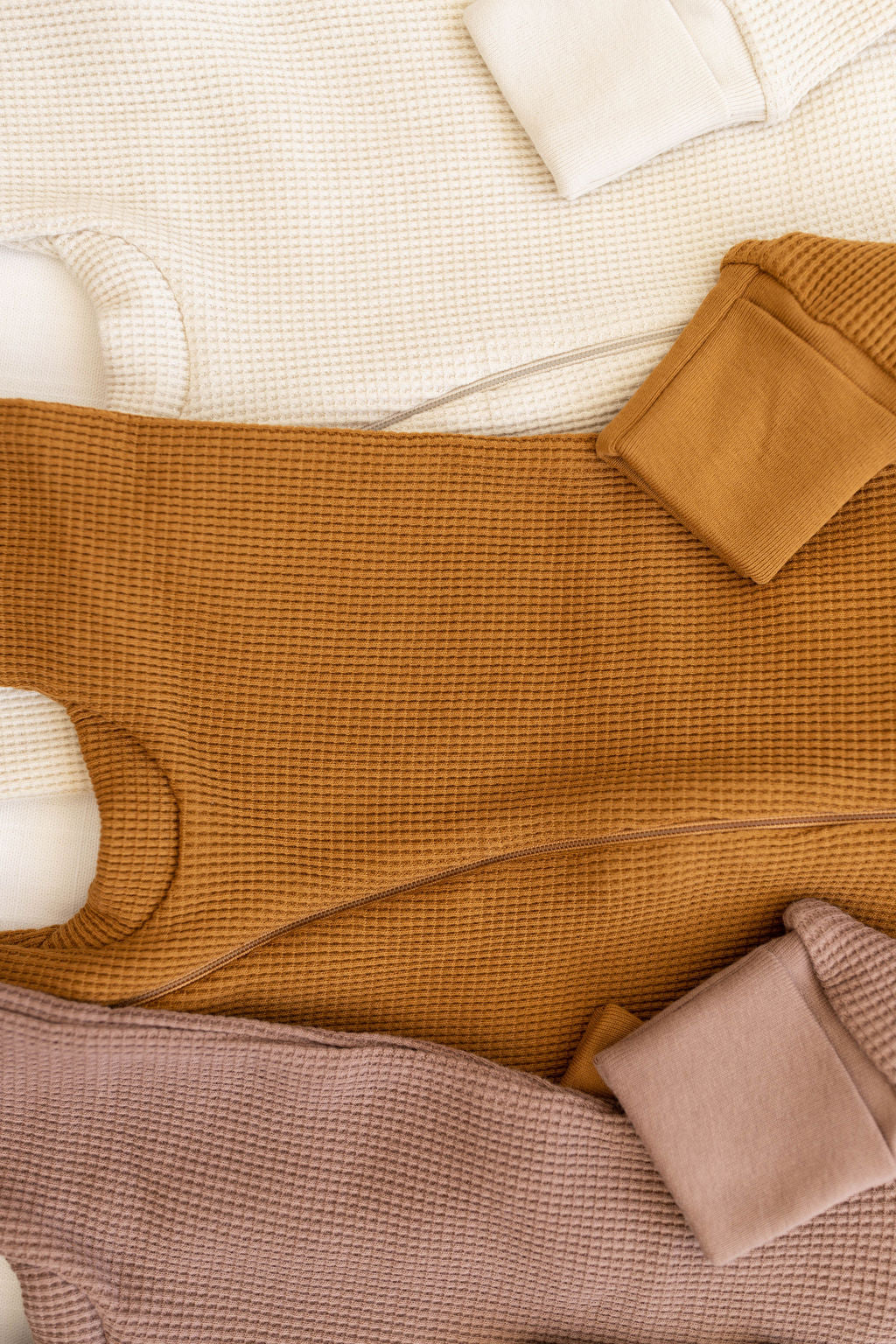 footed long john | waffle - honeycomb