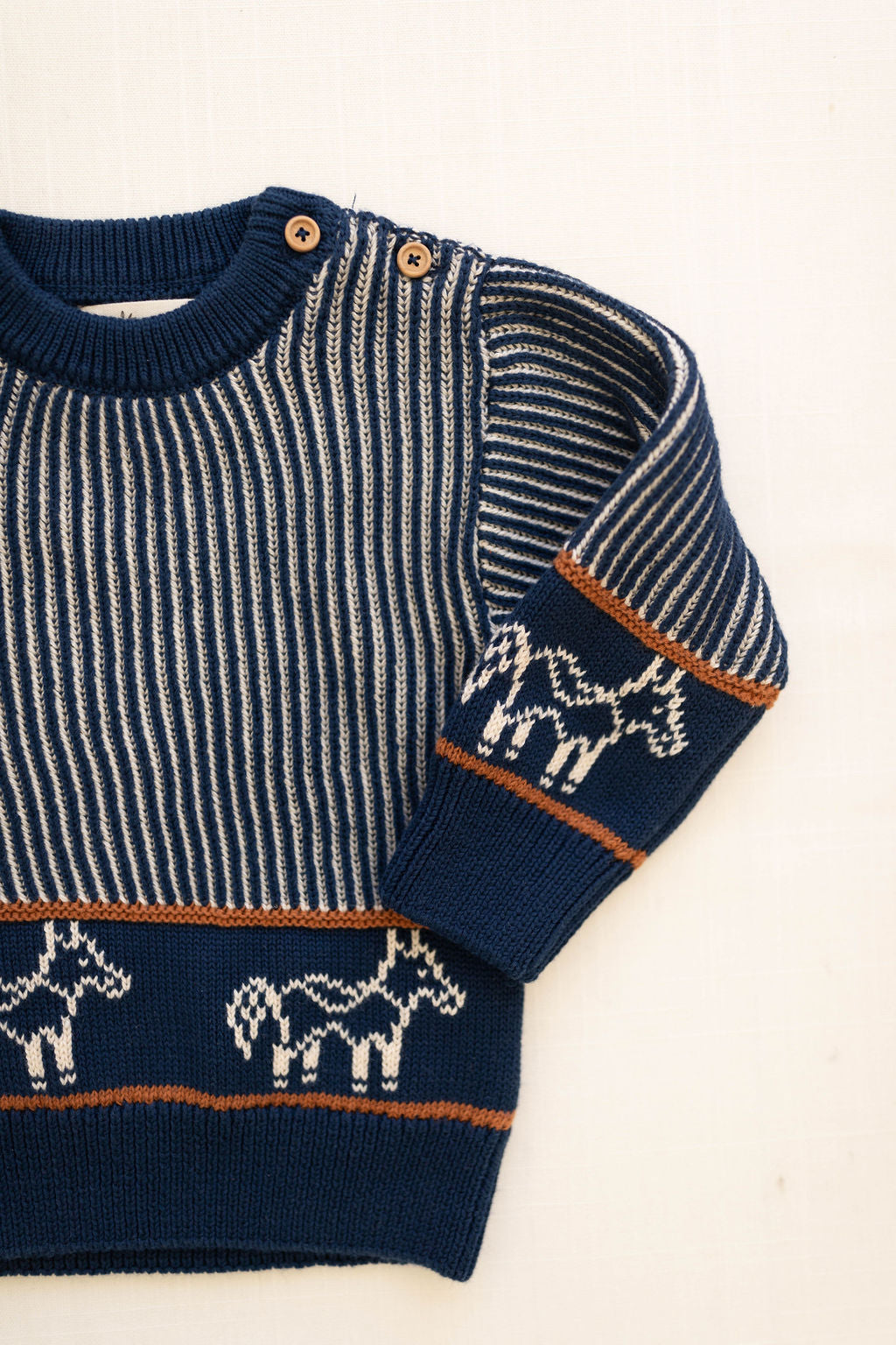 knit sweater - galaxy pony