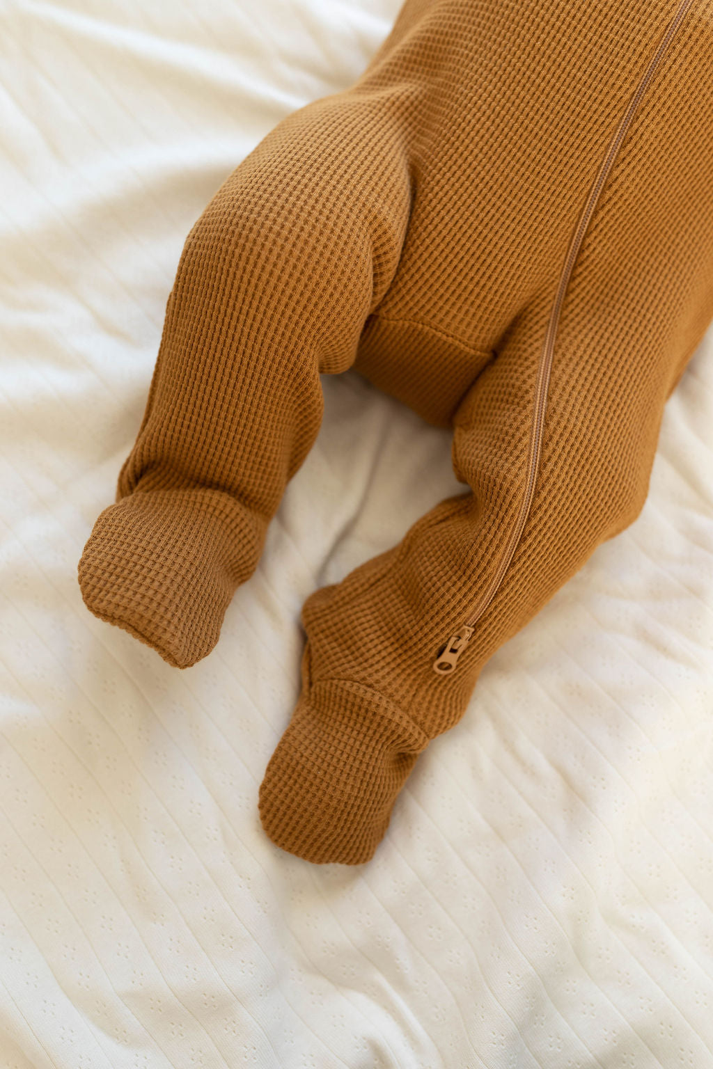 footed long john | waffle - honeycomb