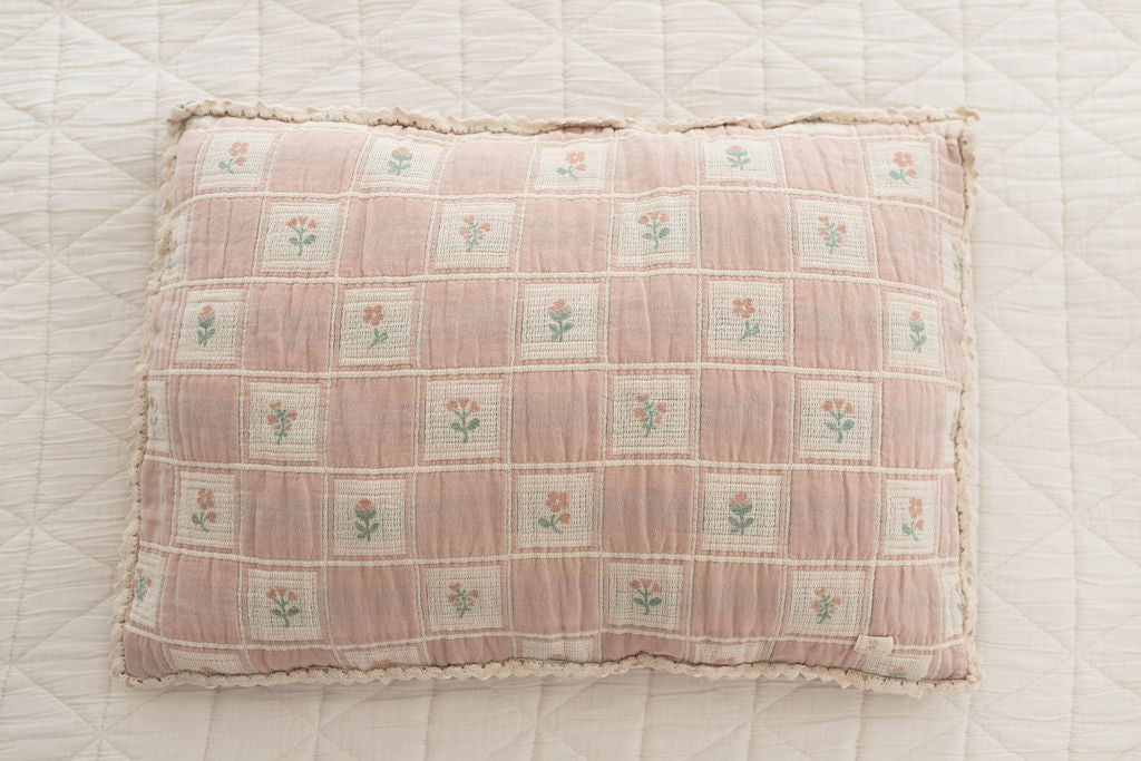 patchwork pillowcase - fleur