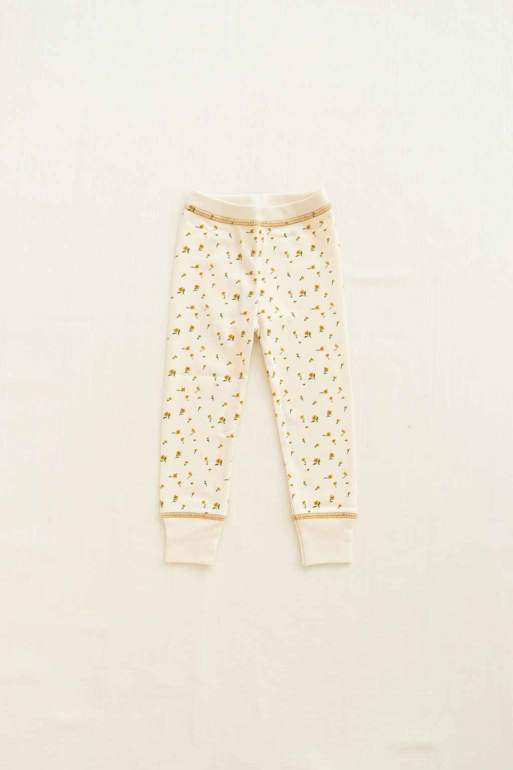 rib home pant | chamomile