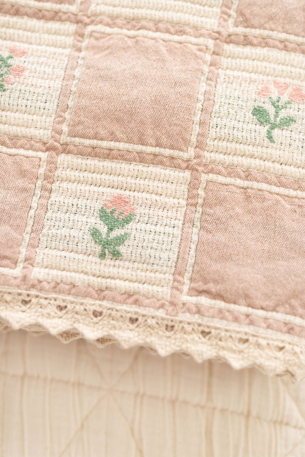 patchwork blanket - fleur