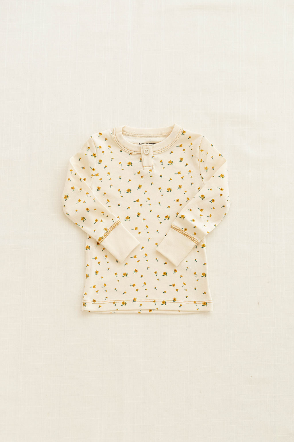 rib henley | chamomile