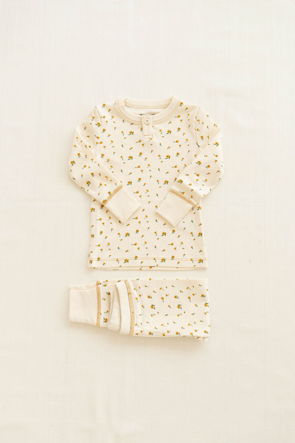 rib henley | chamomile