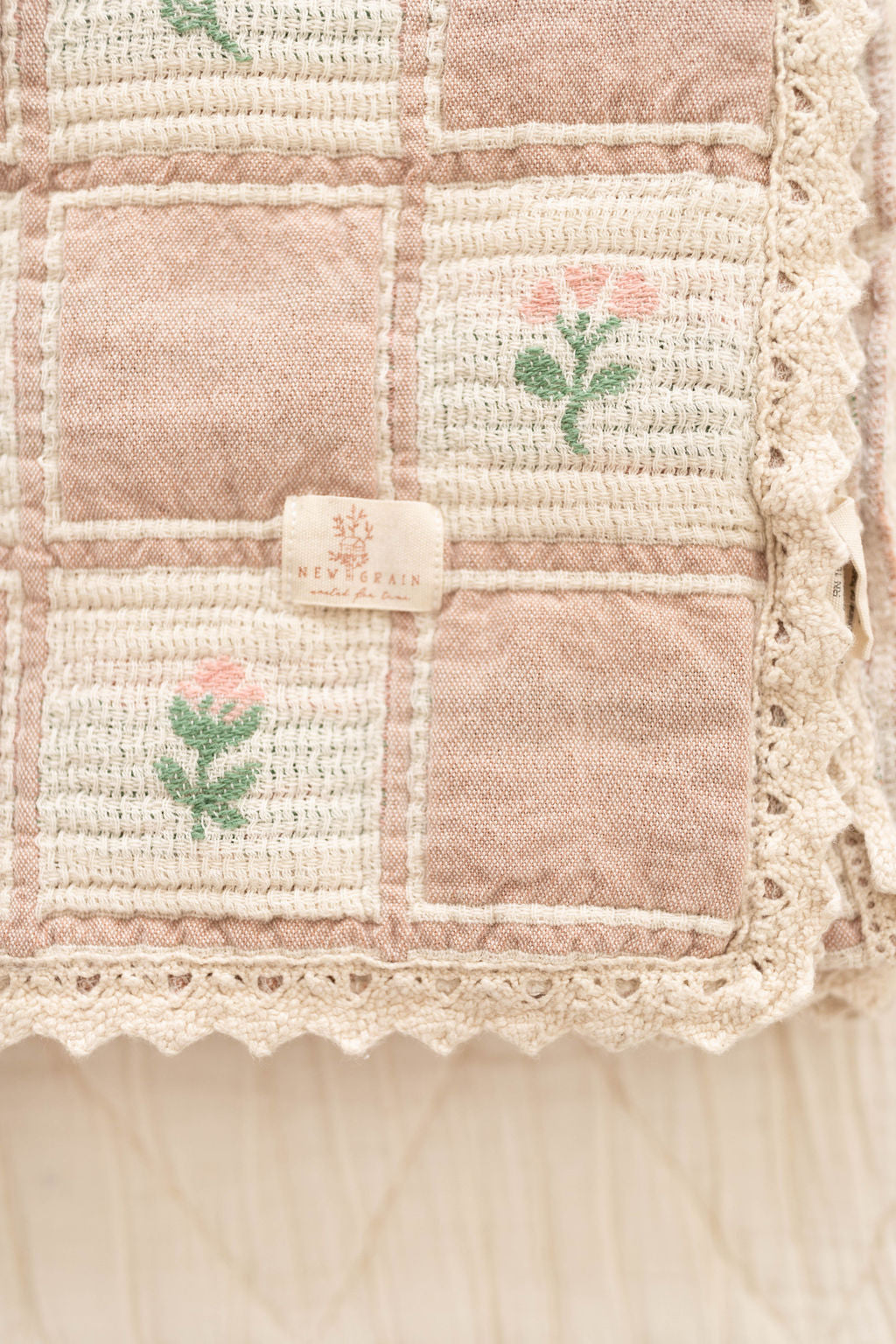 patchwork blanket - fleur