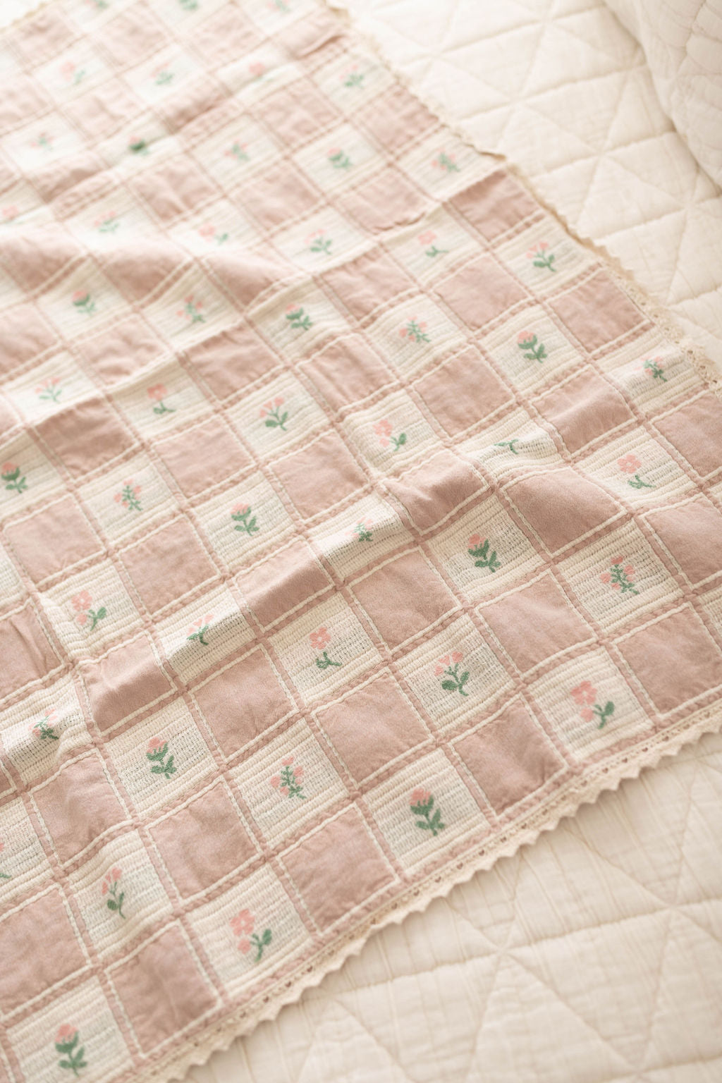 patchwork blanket - fleur