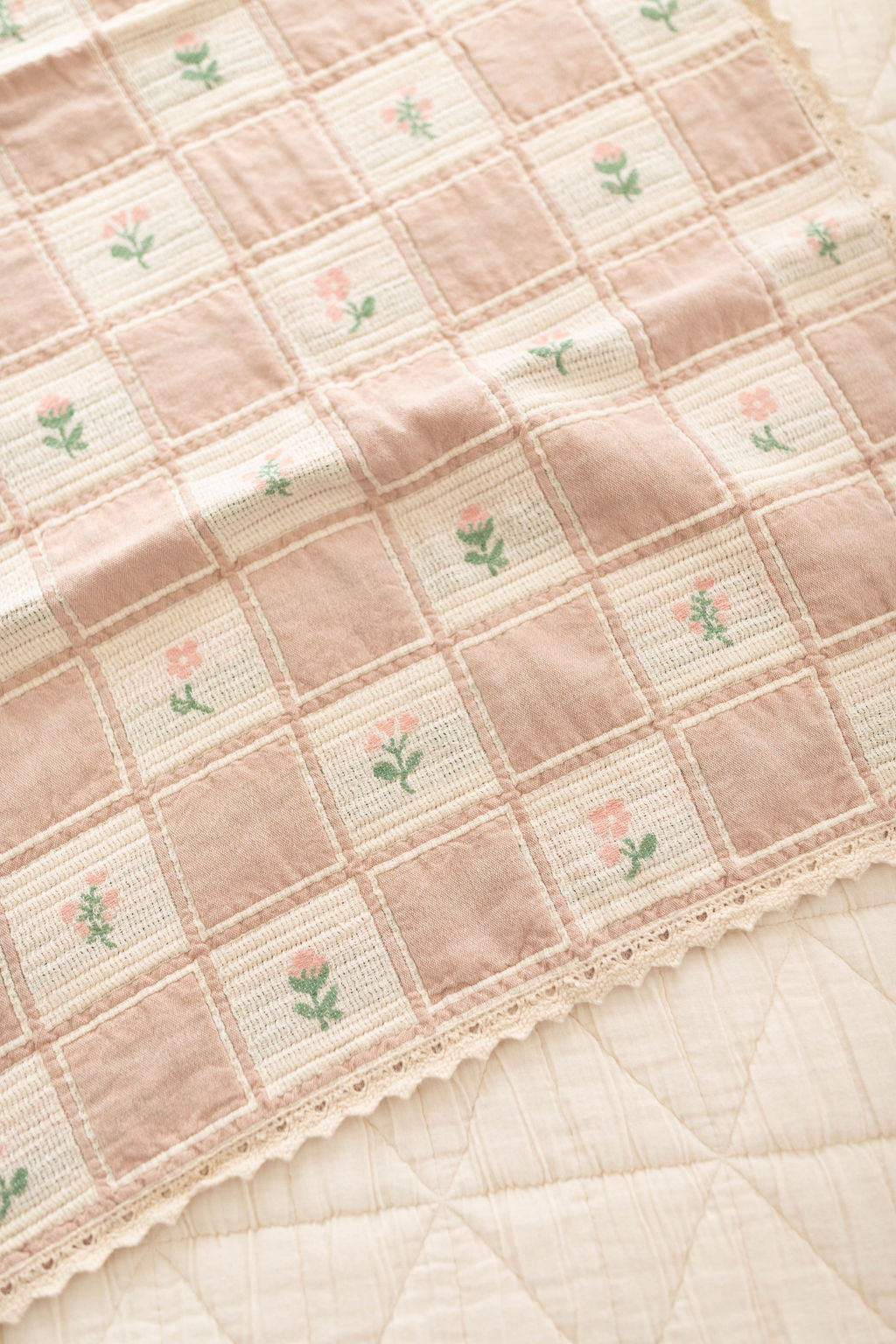 patchwork blanket - fleur