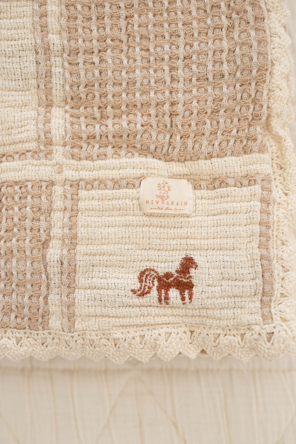 patchwork blanket - pony