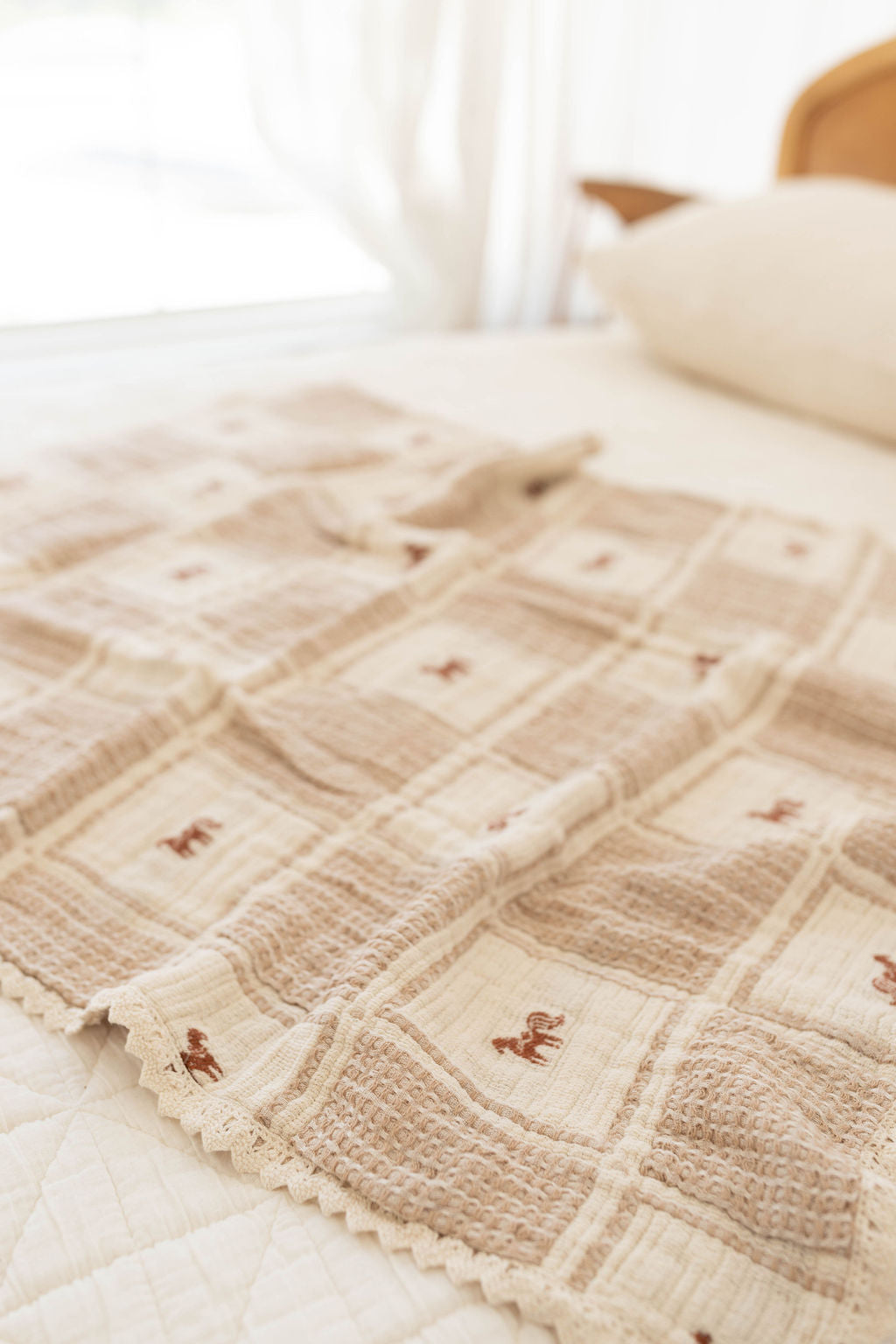 patchwork blanket - pony