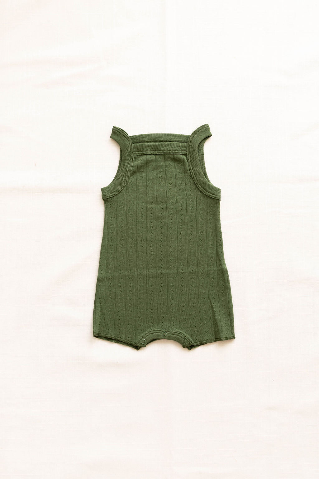 chunky romper | pointelle - clover