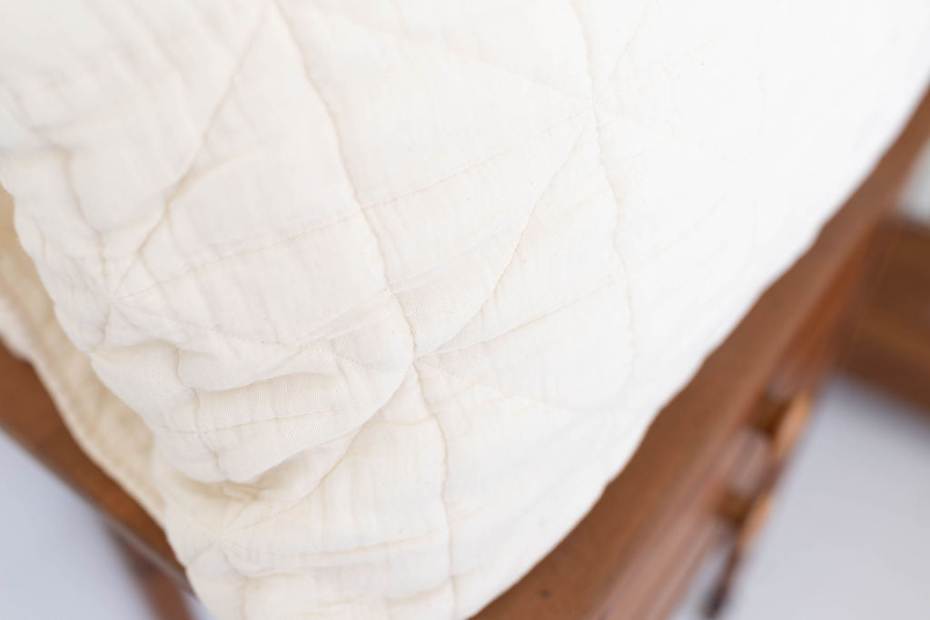 quilted pillowcase - natural