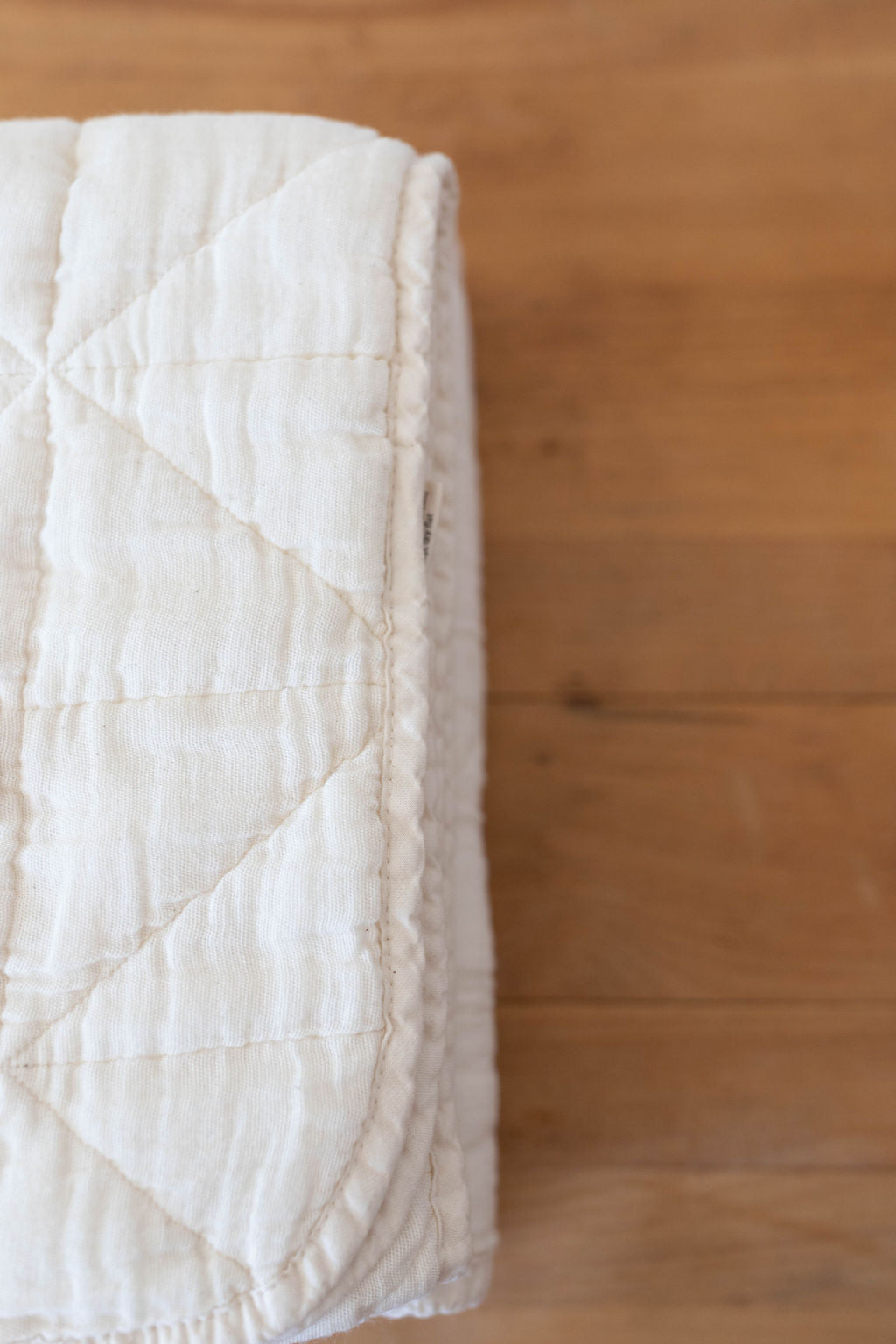 quilted blanket | twin - natural