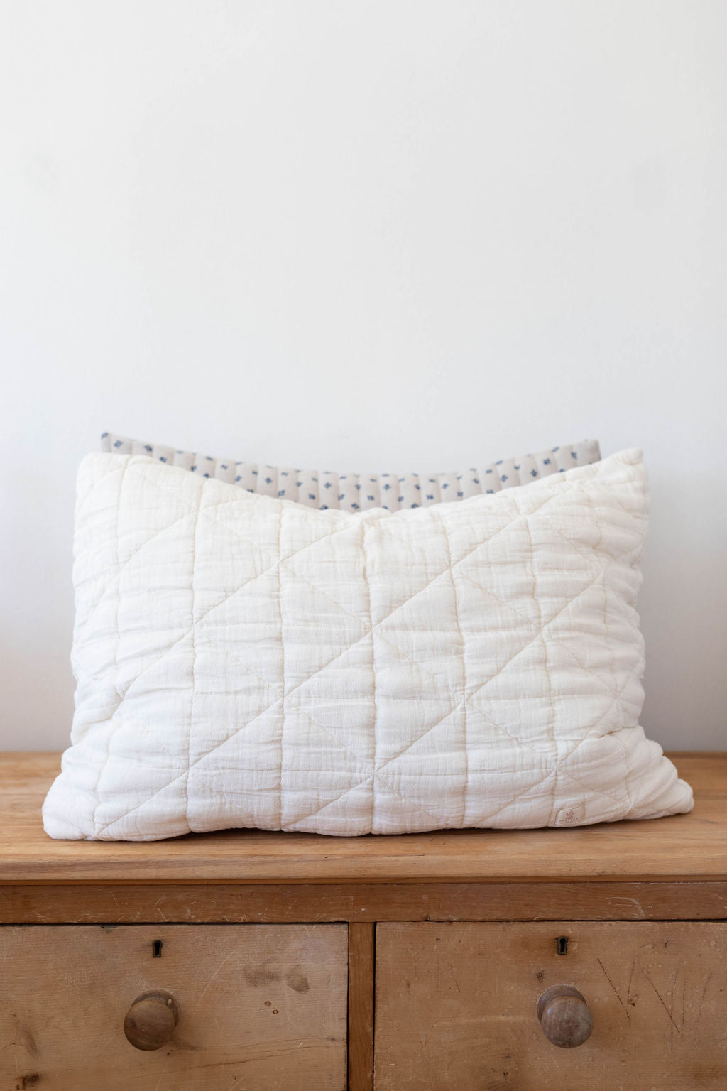 quilted pillowcase - natural