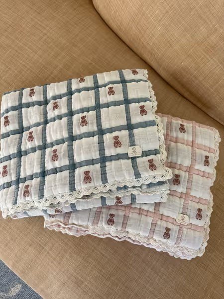 keepsake quilt - teddy petal