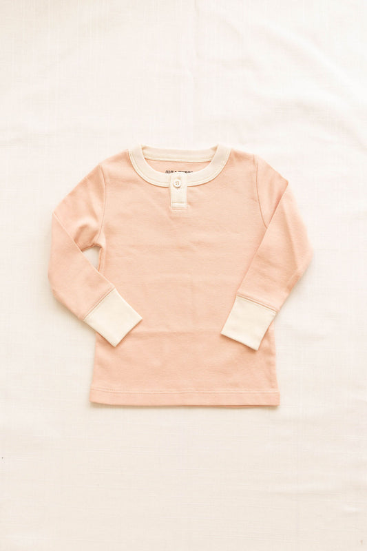 rib henley | petal