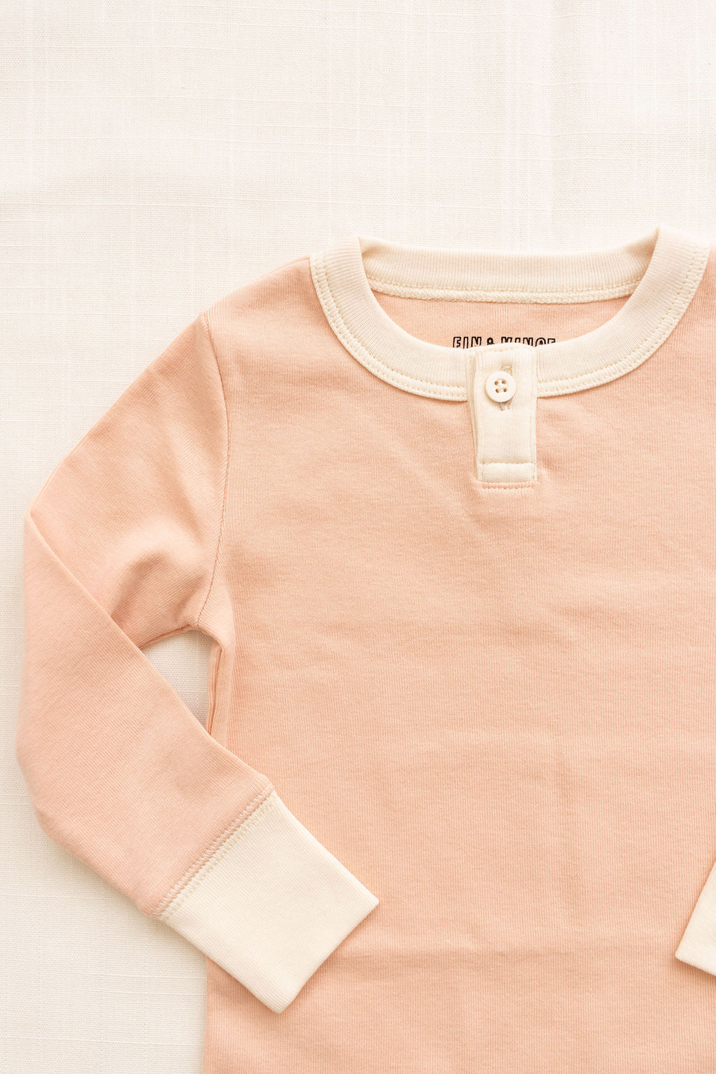 rib henley | petal