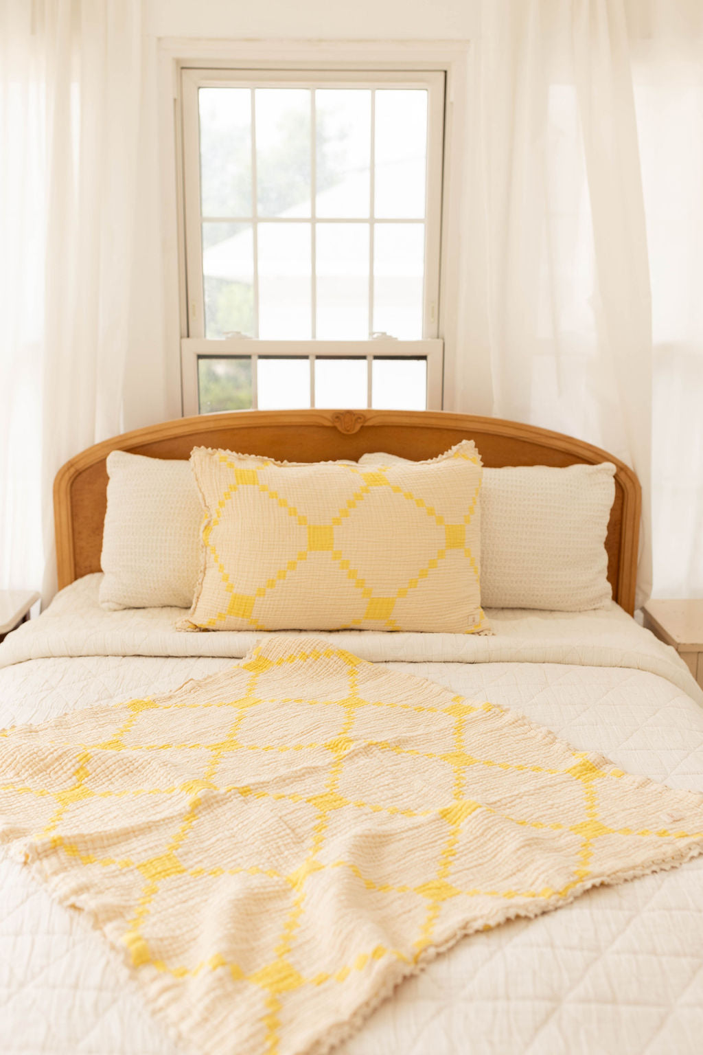 layered gauze blanket - butter