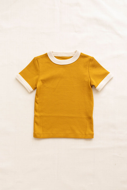 vintage tee - mustard
