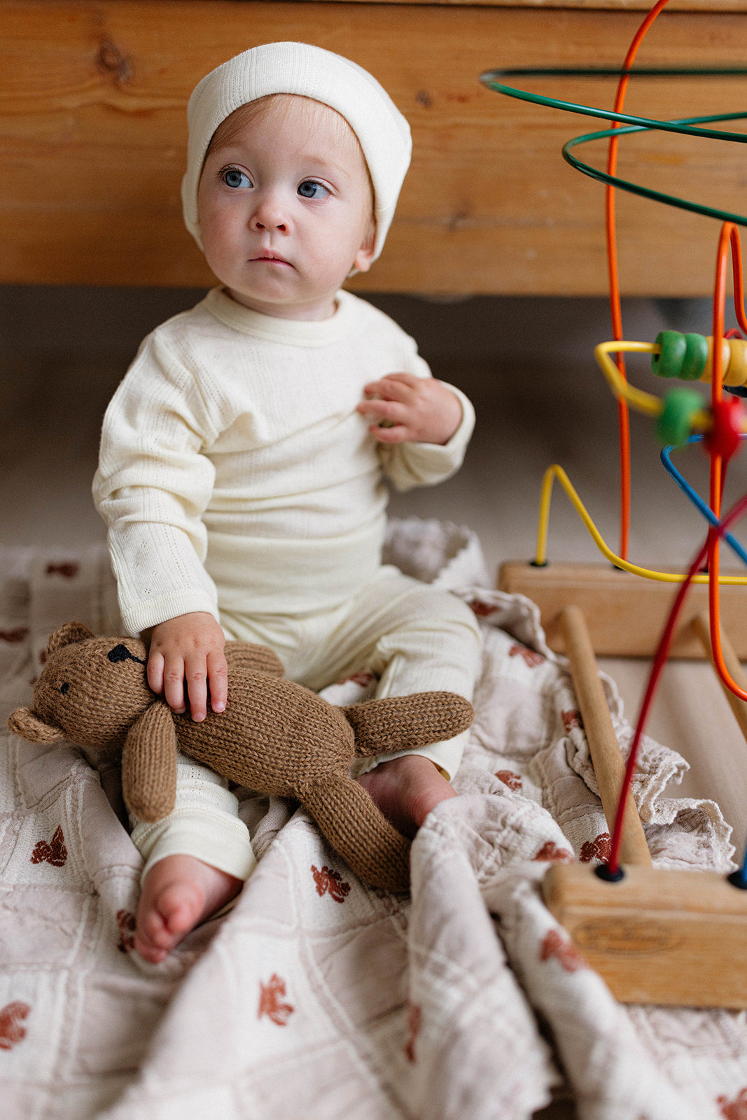 onesie | merino wool - buttercream