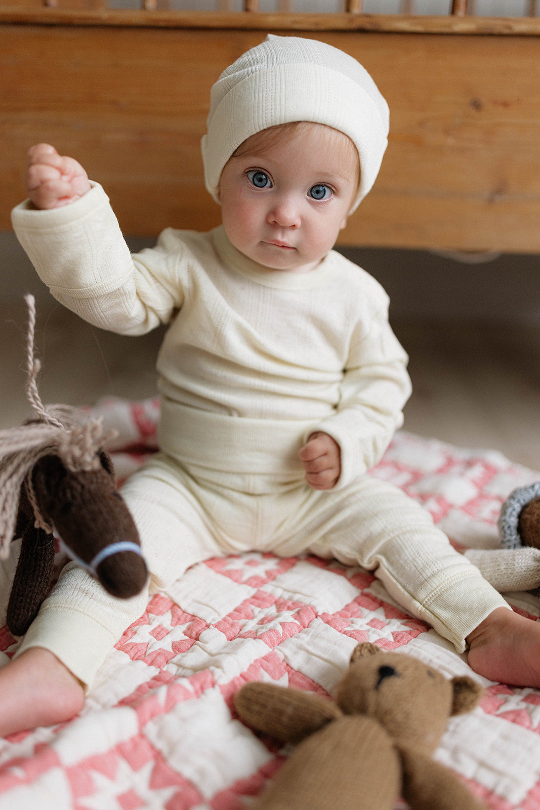 beanie | merino wool - buttercream