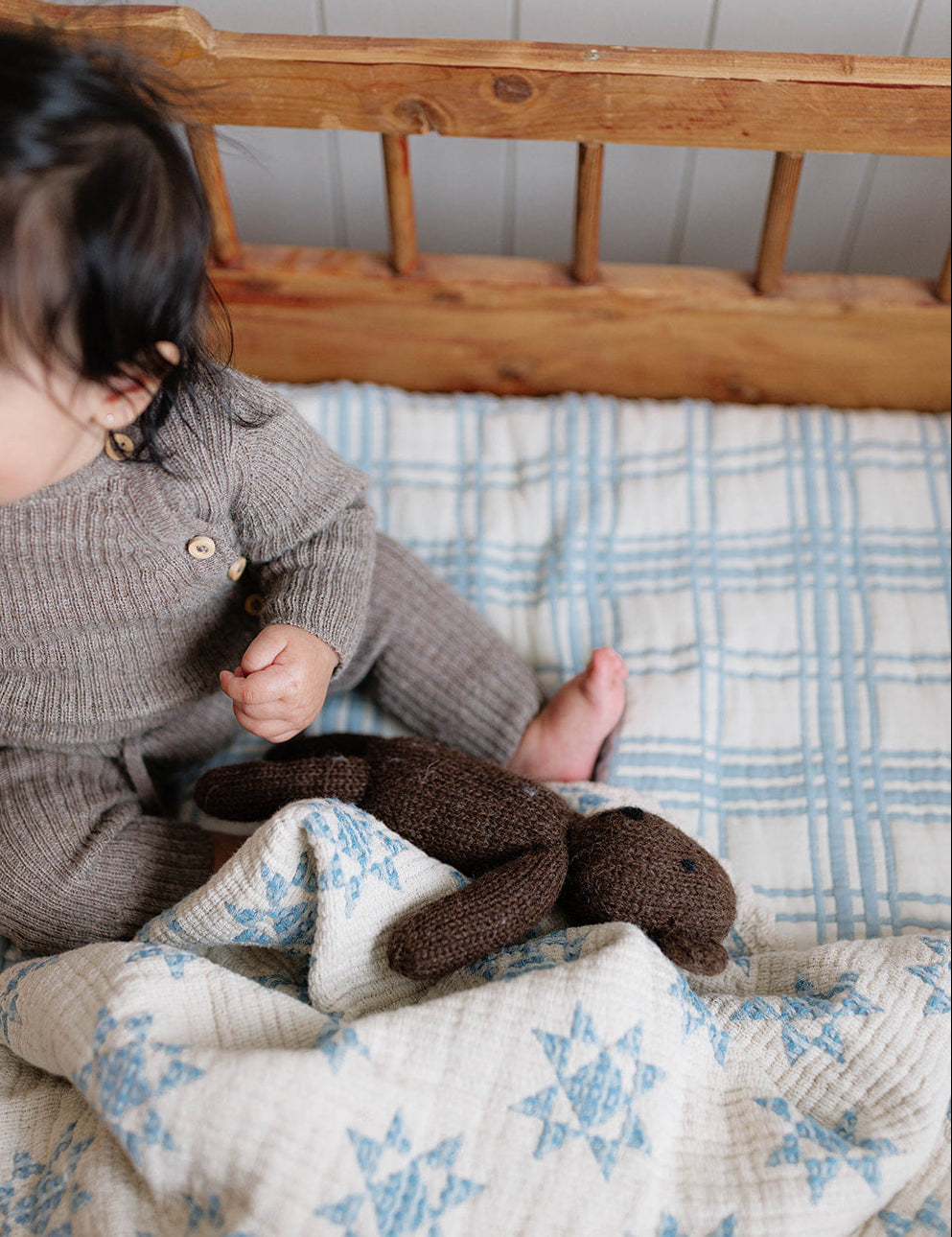 baby alpaca pants - oat