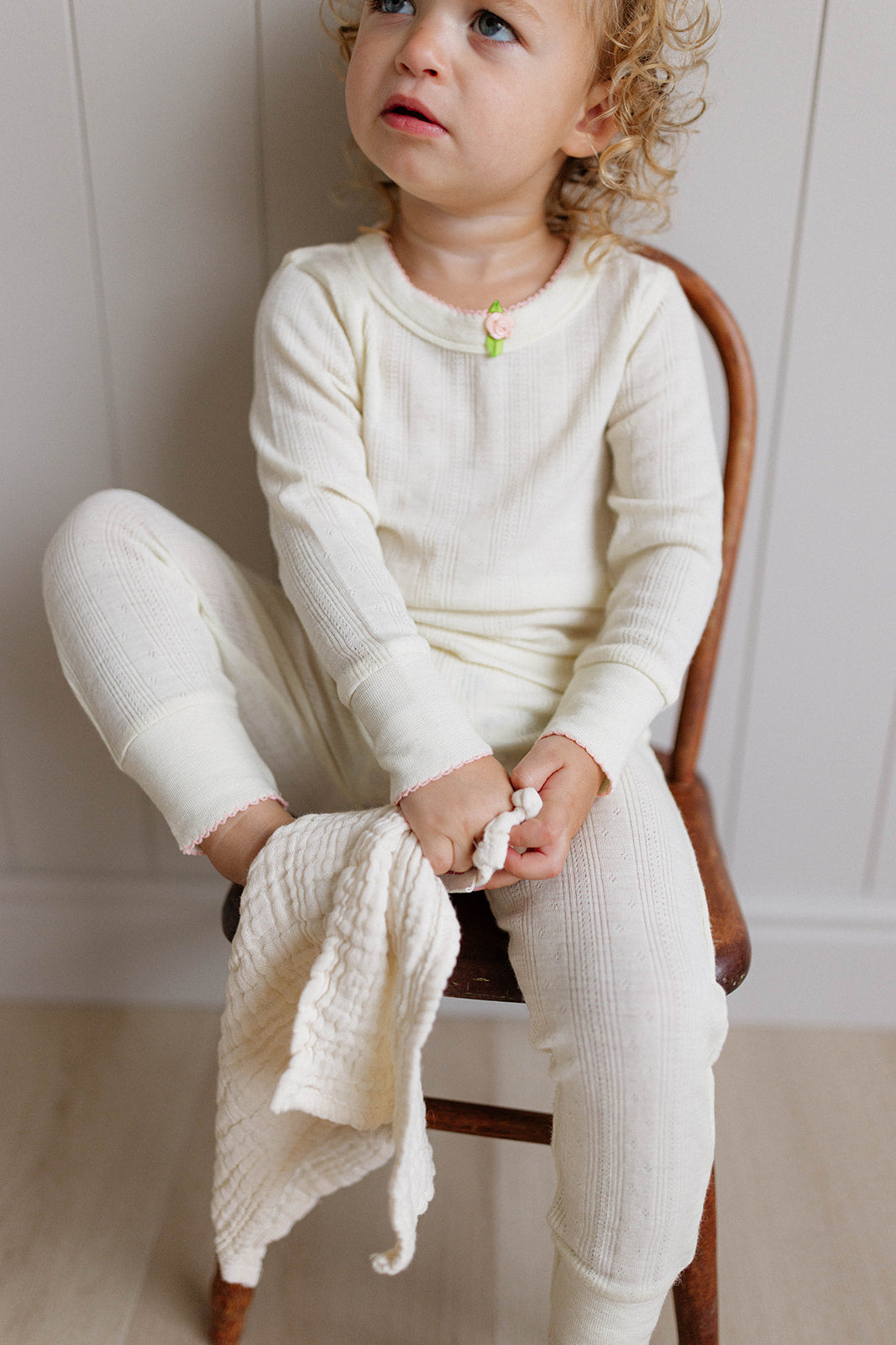 rose pant | merino wool - buttercream