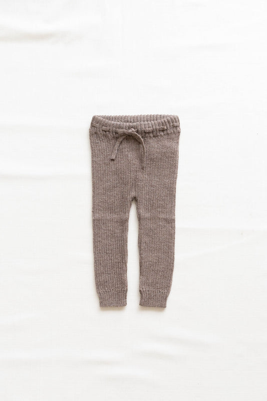 baby alpaca pants - oat