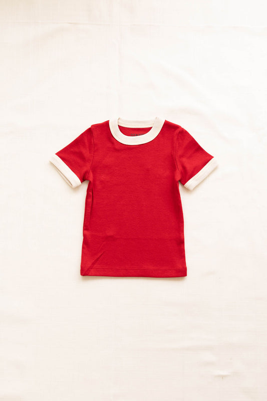 vintage tee - crimson