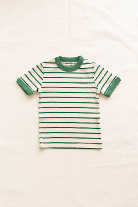 vintage tee - ticking stripe