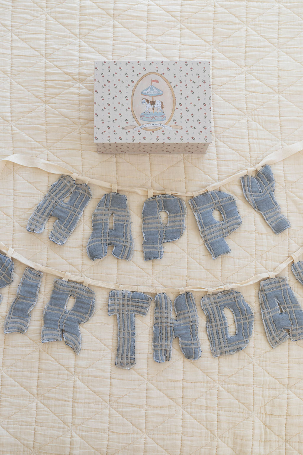 special occasion box & french plaid banner