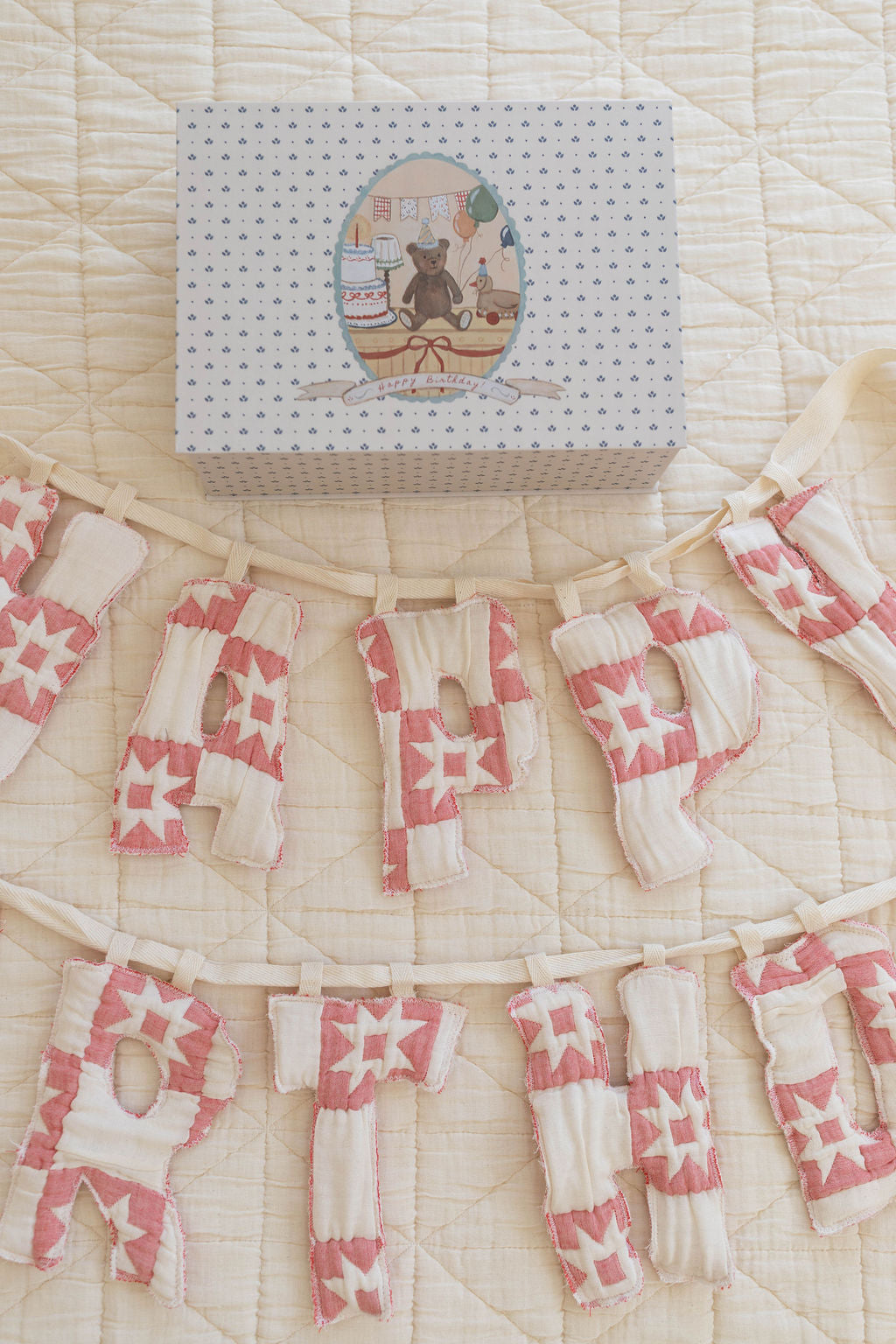birthday box & homestead banner