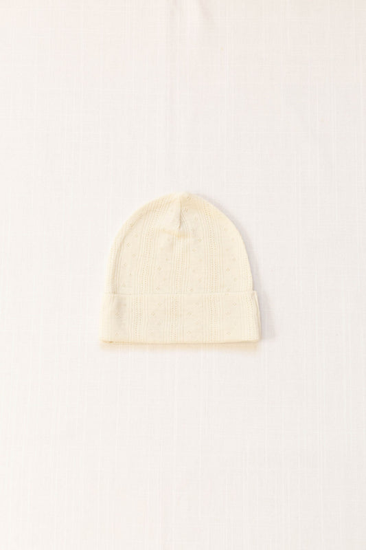 beanie | merino wool - buttercream