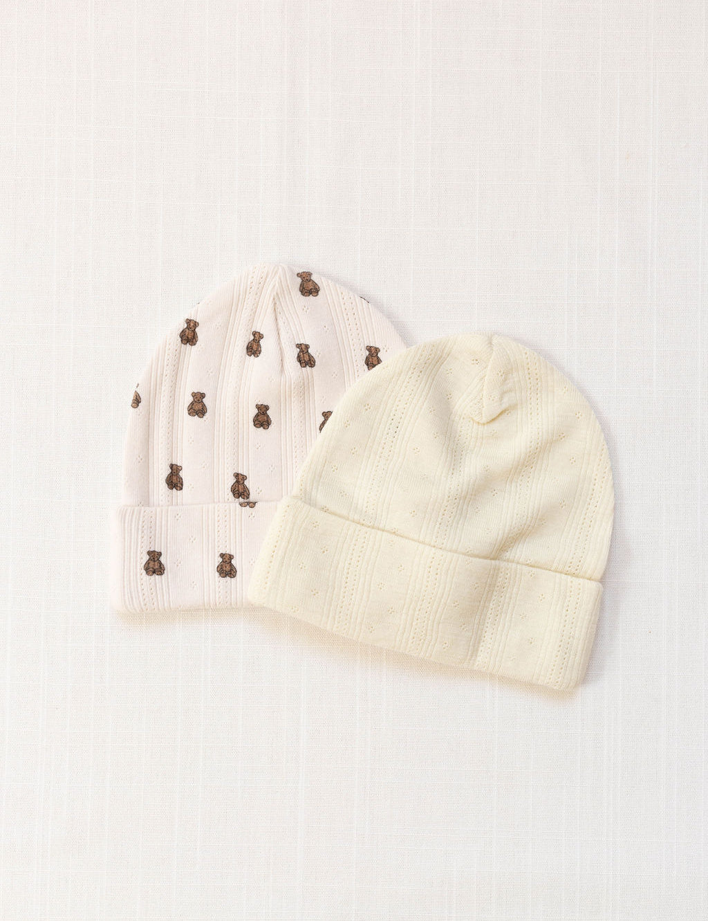 beanie | pointelle - teddy