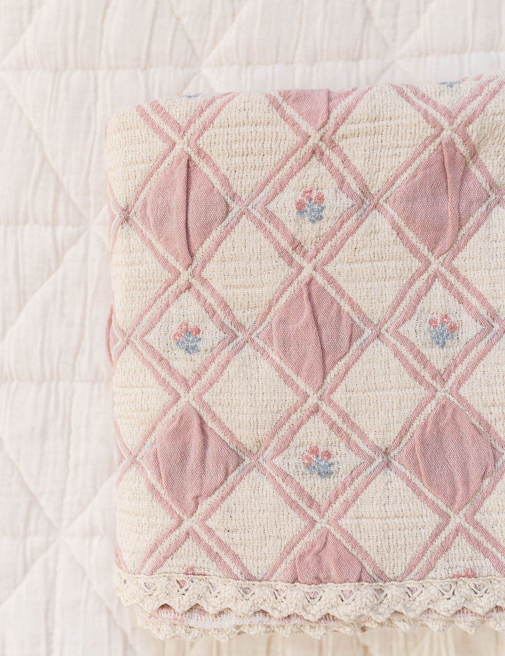 patchwork blanket - bouquet