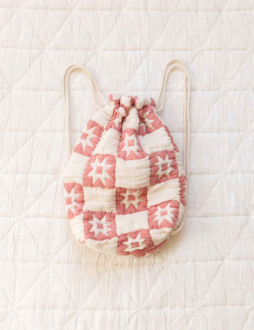 homestead quilt pack sack - ruby