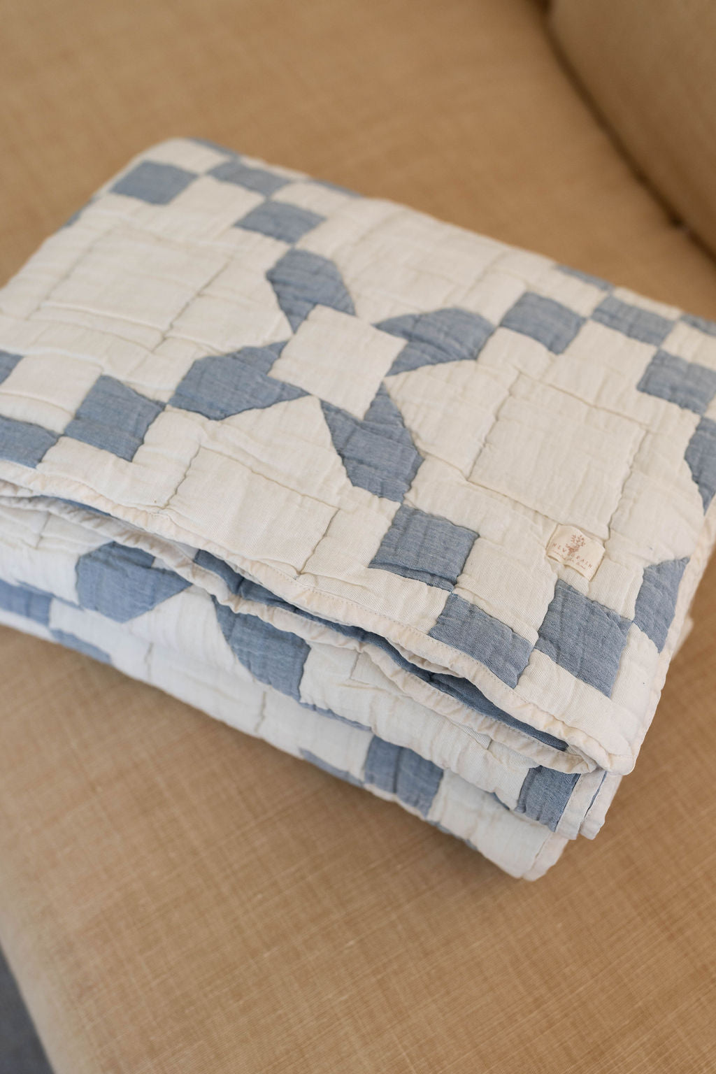 cottage quilt twin - bluebelle