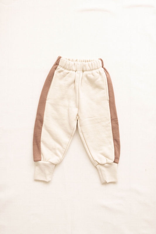 fleece joggers | dove