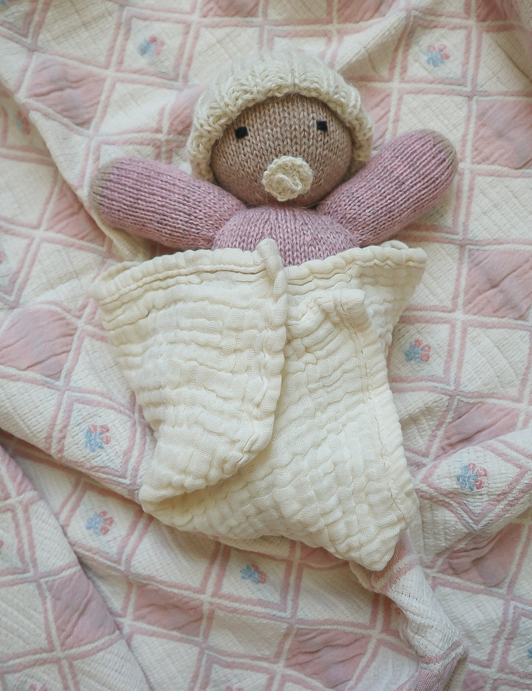 knit baby doll - pink