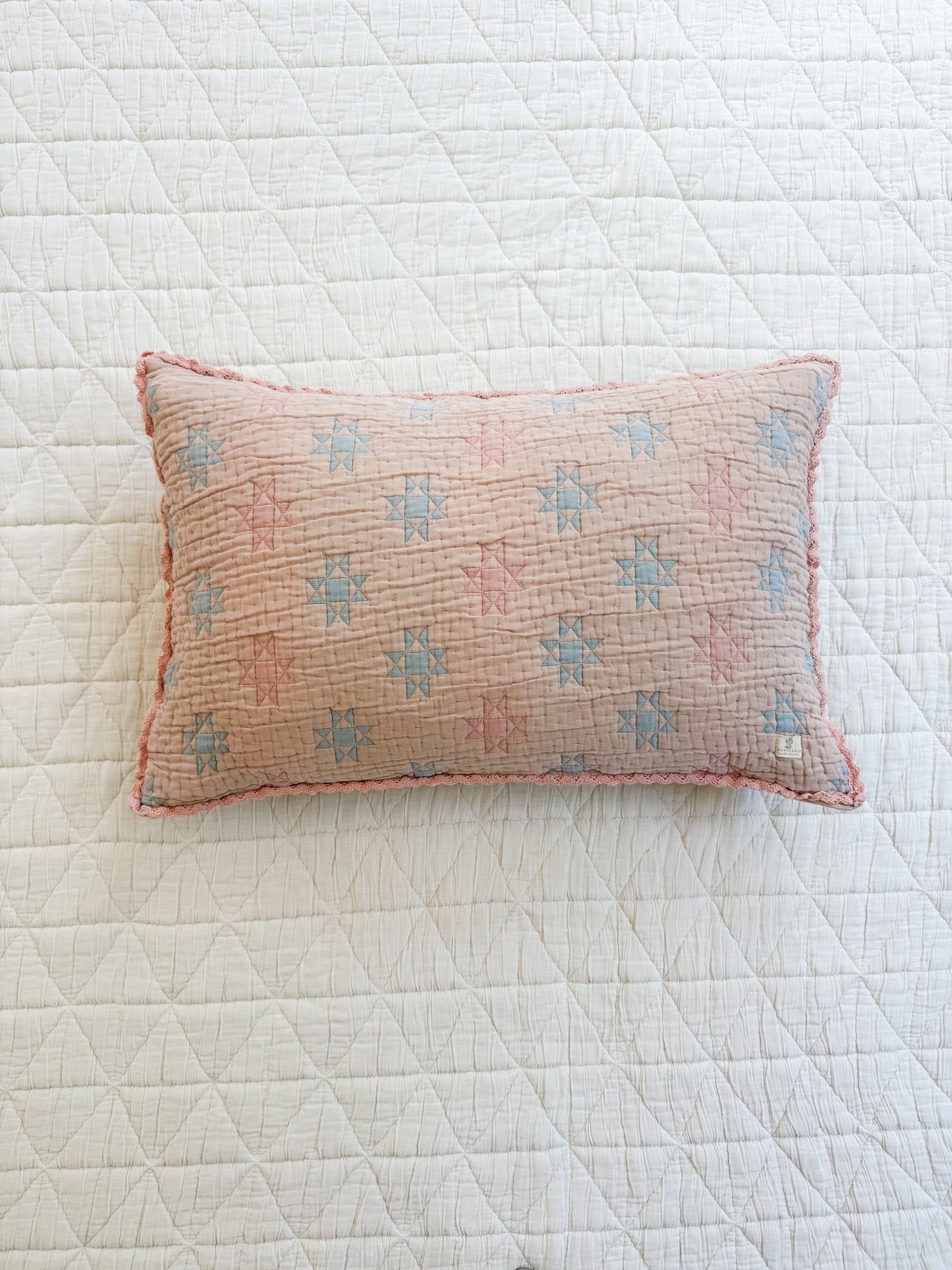 sunday quilt pillowcase - peony