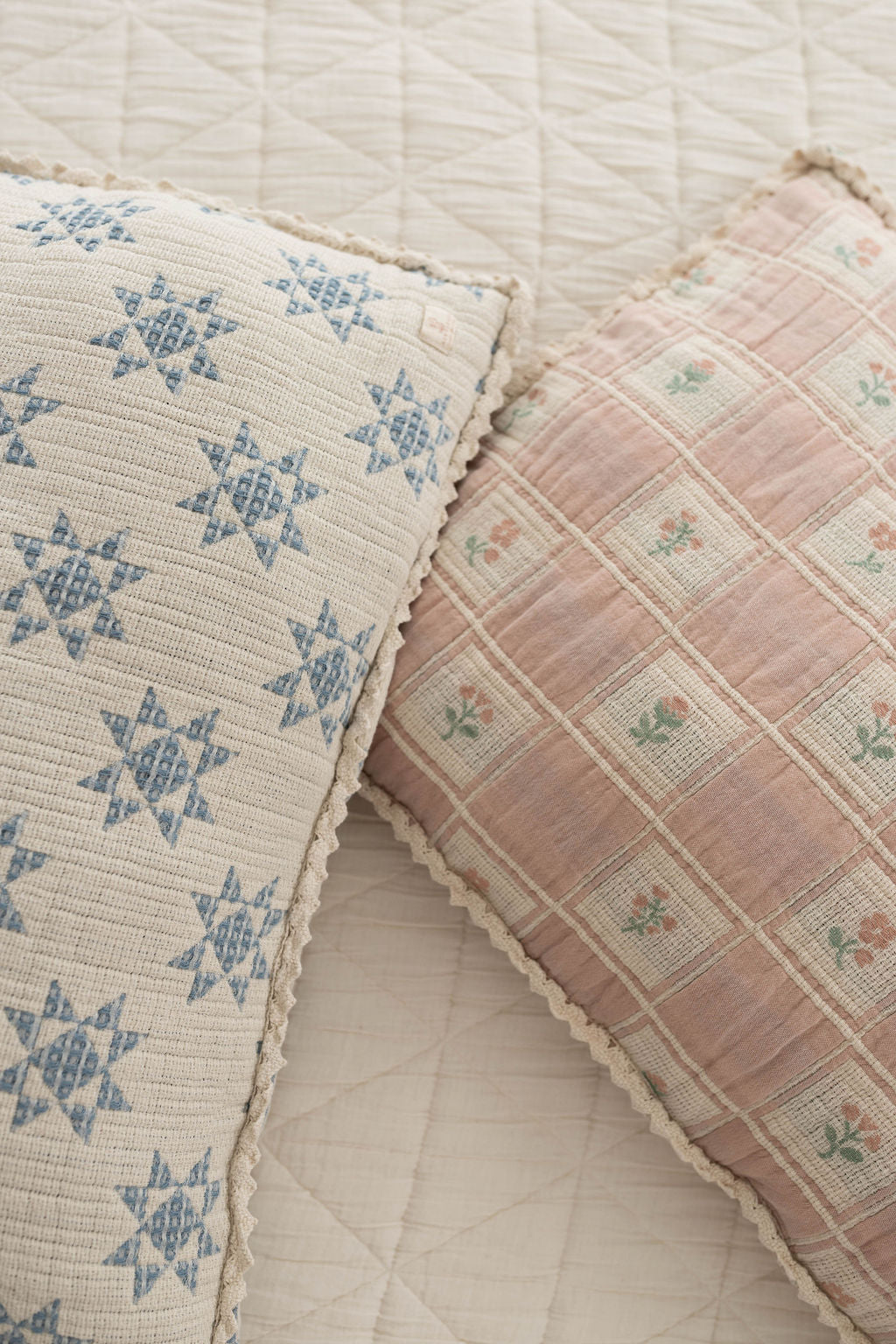 patchwork pillowcase - fleur