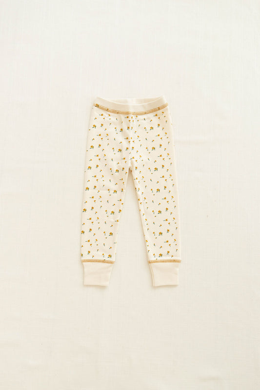rib home pant | chamomile