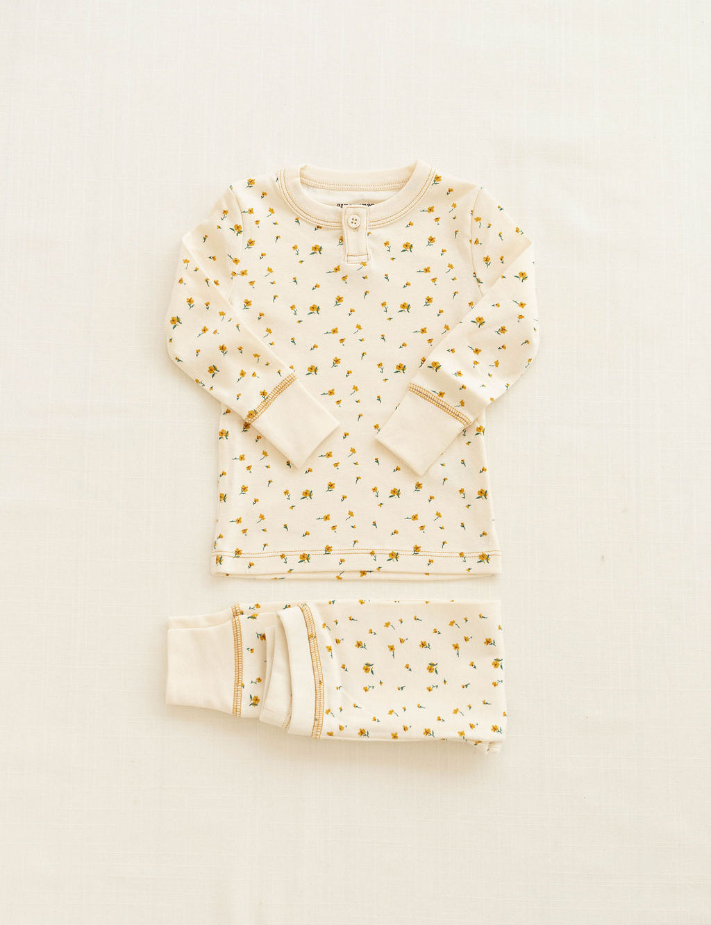 rib henley | chamomile